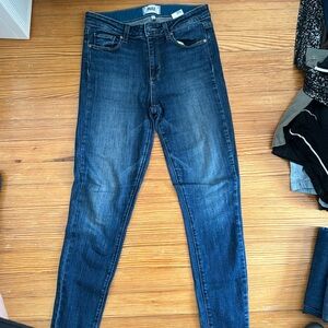 Paige Hoxton Ultra Skinny Blue Denim Jeans